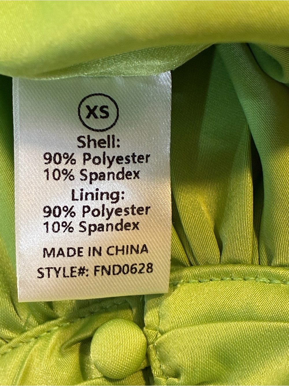 Fashion Nova lime green Gemma Satin Halter Top, Size: XS - Picture 9 of 10